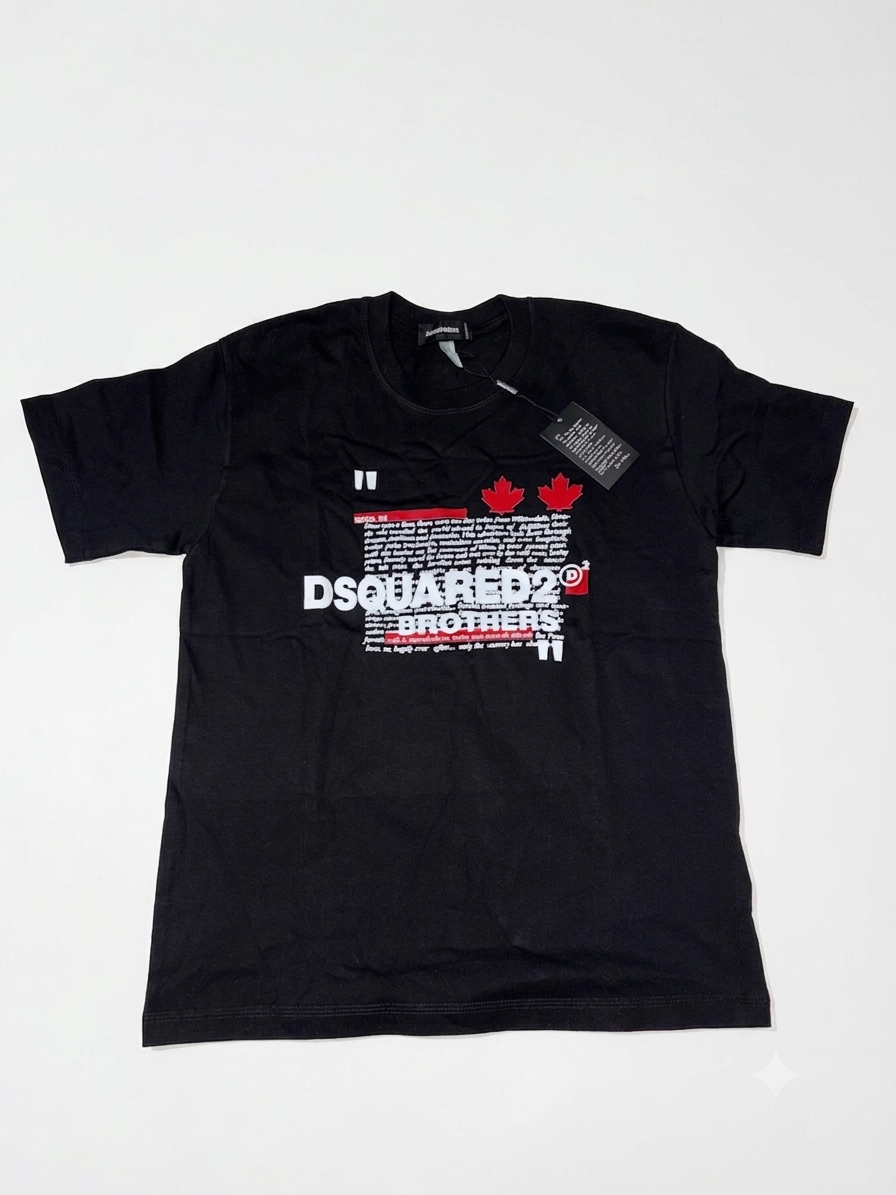 Dsquared2 “Brothers” Black Tee